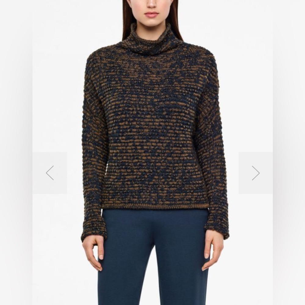 Sarah Pacini Boucle Sweater, turtleneck, one size